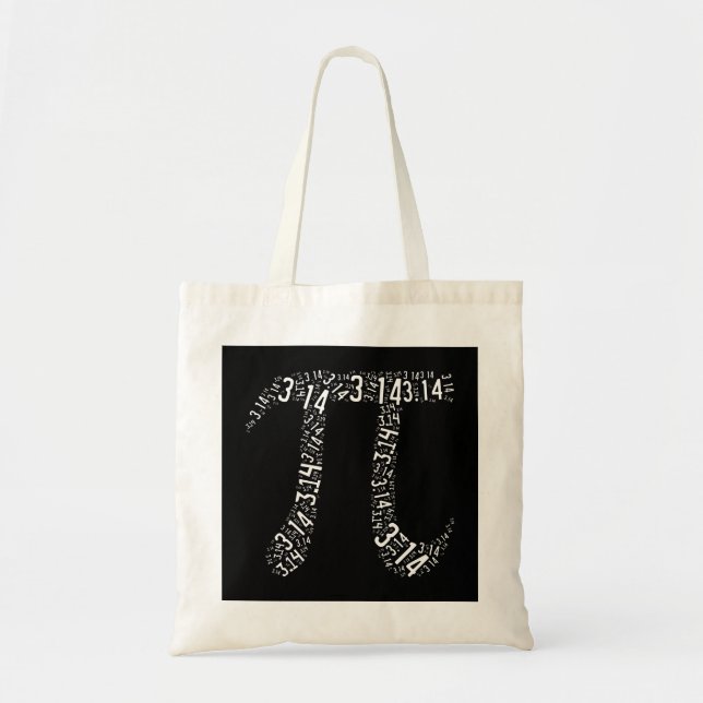 Pi Math Nerd Tygkasse (Framsidan)