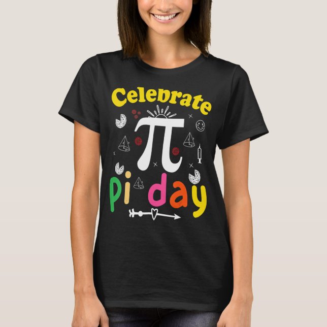 Pi Math Science STEM 3 14 Pi Day 1 T Shirt (Framsida)