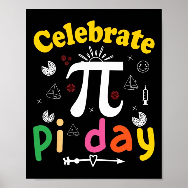 Pi Math Science Stem Gift 3.14 Pi Day 1 Poster (Framsidan)