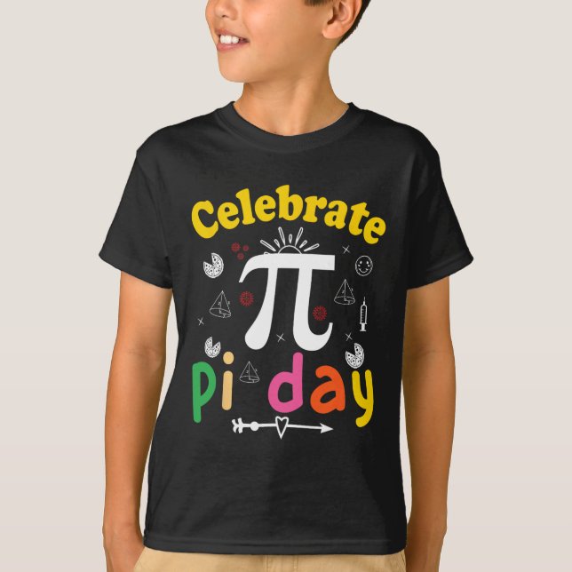 Pi Math Science Stem Gift 3.14 Pi Day 1 T Shirt (Framsida)