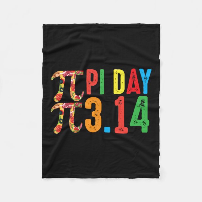 Pi Math Science Stem Gift 3.14 Pi Day 2 Fleecefilt (Framsidan)