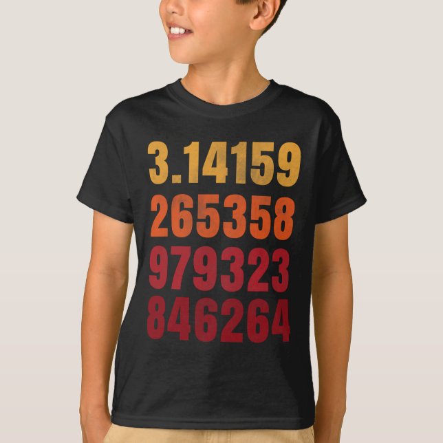 Pi Math Science Stem Gift 3.14 Pi Day 3 T Shirt (Framsida)