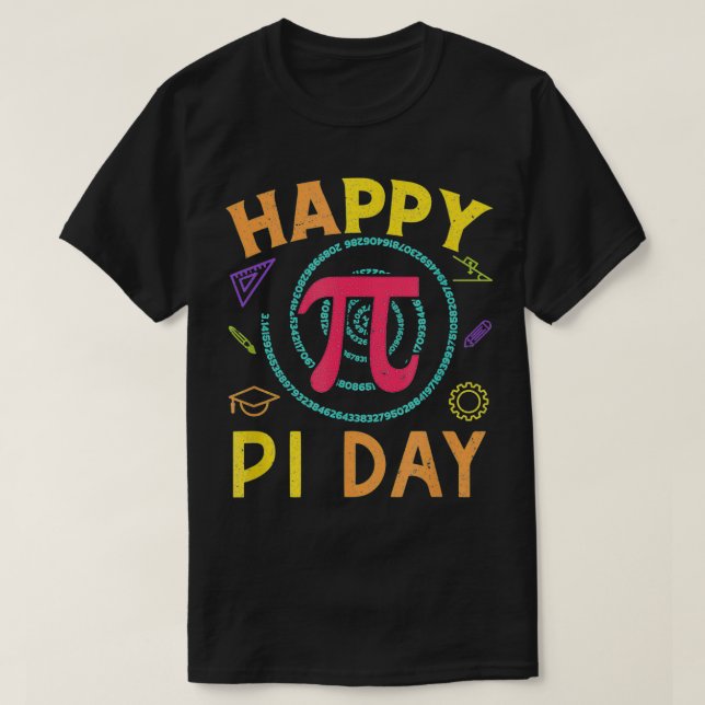 Pi Math Science STEM Gift 3 T Shirt (Design framsida)