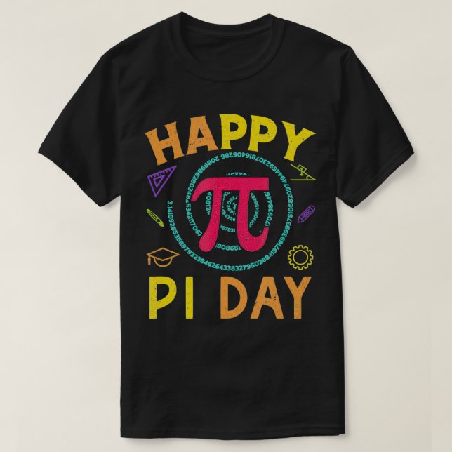 Pi Math Science STEM Gift 3 T Shirt (Design framsida)