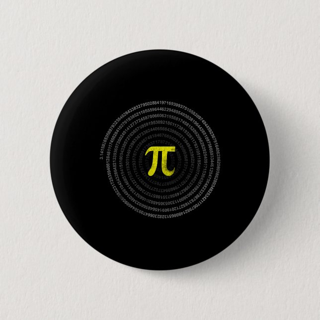 Pi Math Teacher Studenter Funny Internationell Lyc Knapp (Framsida)