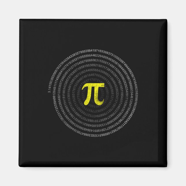 Pi Math Teacher Studenter Funny Internationell Lyc Magnet (Framsidan)