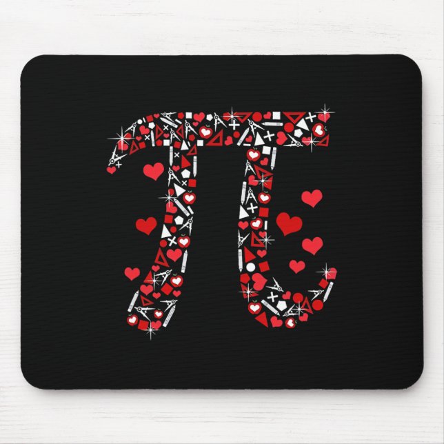Pi Math Valentine Shirt Math Teacher Valentine D Musmatta (Framsidan)
