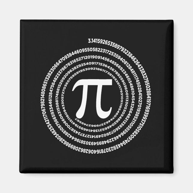 Pi Mathematics Pi Math Magnet (Framsidan)