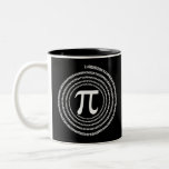 Pi Mathematics Pi Math Två-Tonad Mugg<br><div class="desc">Pi Mathematics Pi Math</div>