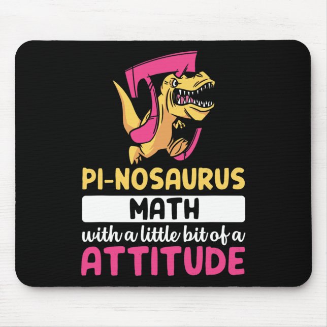 Pi Matte Matematik Dinosaurie Dino Pi-dagen  Musmatta (Framsidan)