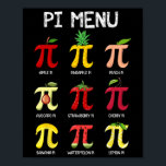 Pi Menu Paj Math Day Mathematics Math Teacher Pi S Poster<br><div class="desc">Pi Menu Paj Math Day Mathematics Math Teacher Pi Symbol</div>