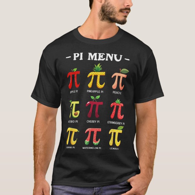 Pi Menu Pi-dag 3 T Shirt (Framsida)