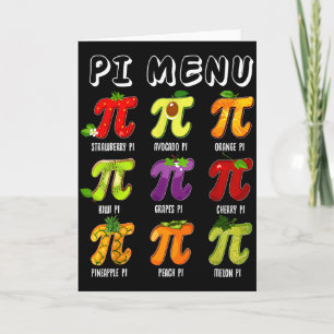 Pi Meny 3.14 Pi Symbol Rollig Frukt Lärare Barn Ma