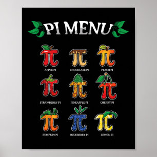 Pi Meny Pi-dagen 2025 3.14 Matematiklärare Paj Men Poster