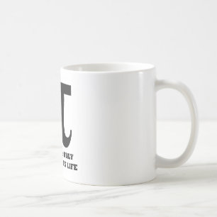 Pi min och endast konstant i liv (Mathhumorn) Kaffemugg