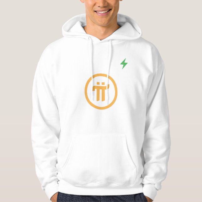 PI Network designad Hooded Sweatshirt (Framsida)