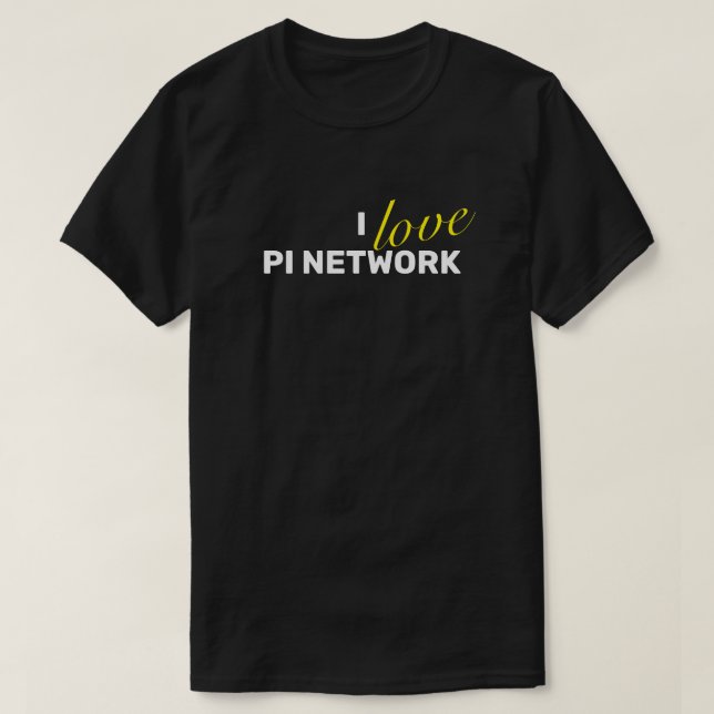 PI Network T- Shirt T Shirt (Design framsida)