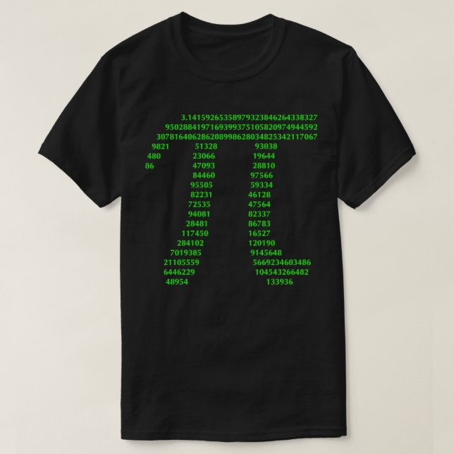 Pi nummer 314 matematikofferter 4 t shirt (Design framsida)
