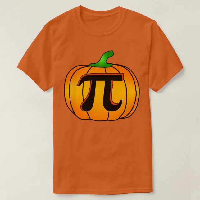 Pi nummer 314 math citerar halloween pumkin t shirt (Design framsida)