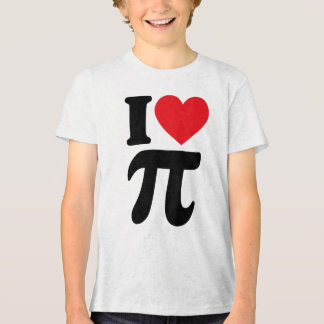 Pi Nummer Barn Math Kärlek Geek T Shirt