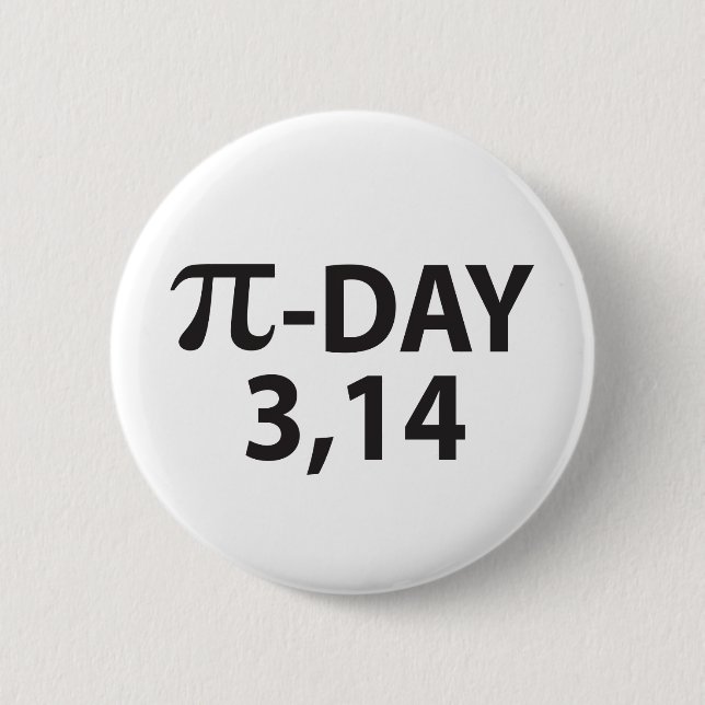 Pi-nummer som pi-dag knapp (Framsida)