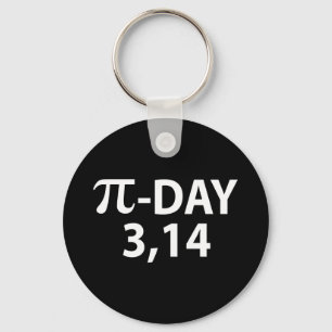 Pi-nummer som pi-dag nyckelring