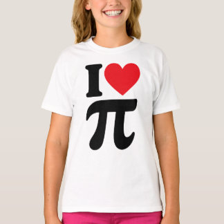 Pi-nummer Student Kärlek Matematik Symbol T Shirt