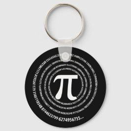 Pi-nummerdesign Nyckelring