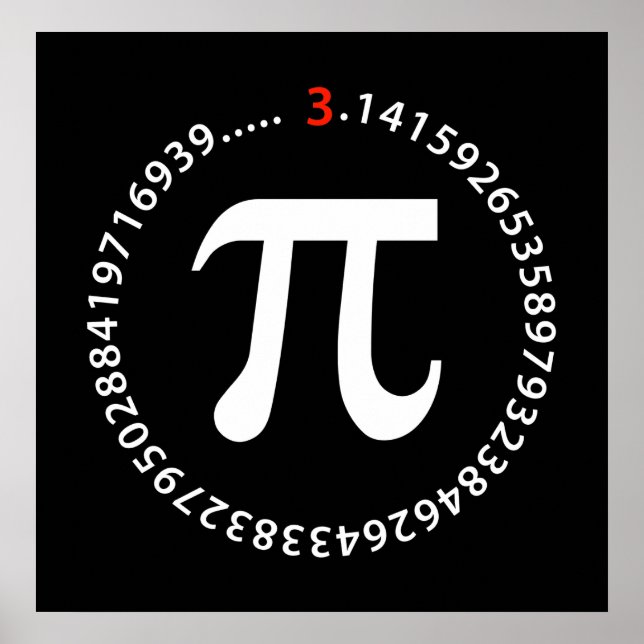 Pi-nummerdesign Poster (Framsidan)