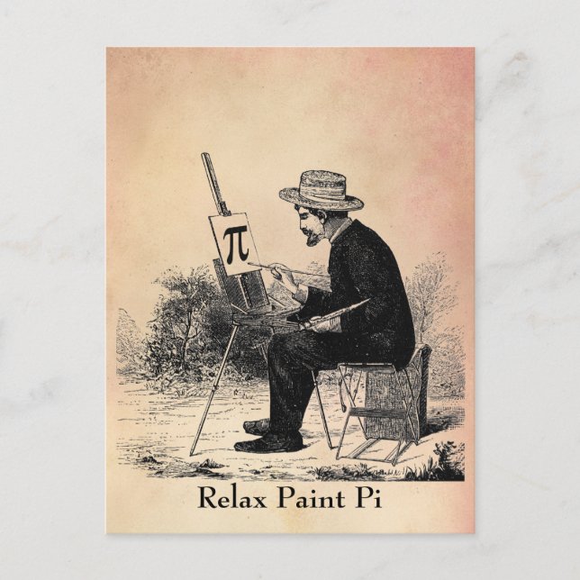 Pi-nummermålning Vykort (Framsida)