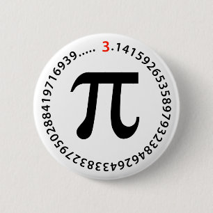 Pi numrerar design knapp