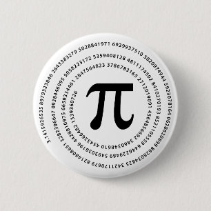 Pi numrerar design knapp