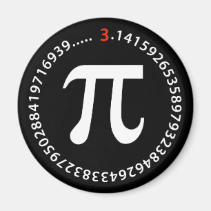 Pi numrerar design magnet