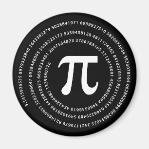 Pi numrerar design magnet