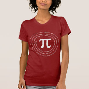 Pi numrerar design tee