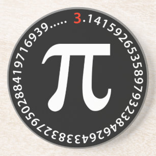 Pi numrerar design underlägg