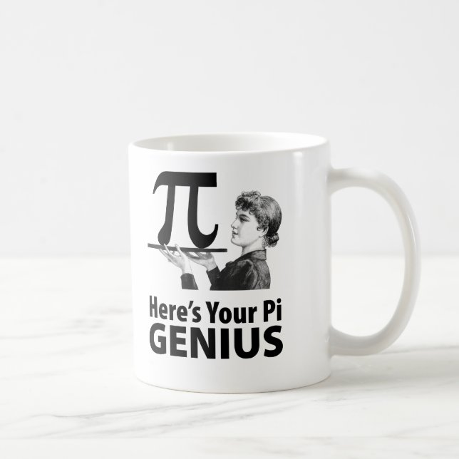 Pi numrerar humor kaffemugg (Höger)