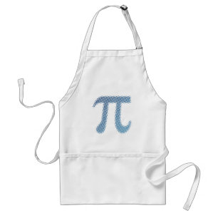 Pi numrerar symbol förkläde