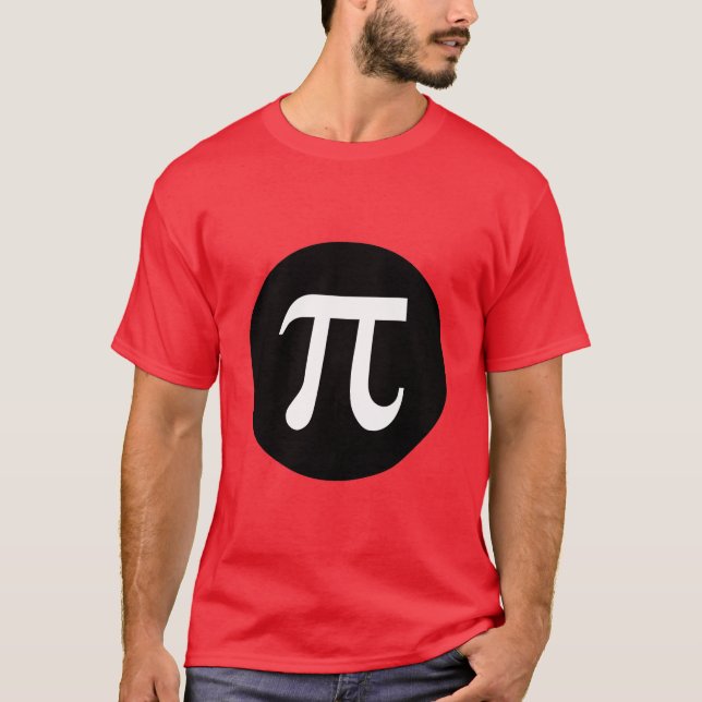 Pi och cirklar tee (Framsida)