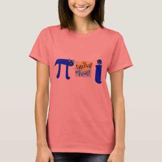 Pi och Imaginary Number, nedpil T-shirt