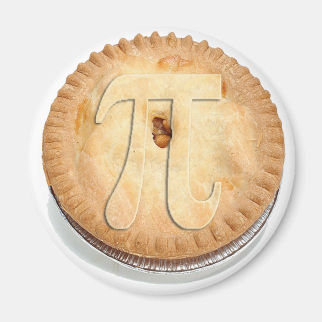 PI PAJ CRUST! Cutie Paj - Firar Pi-dagen! π Magnet (Framsidan)