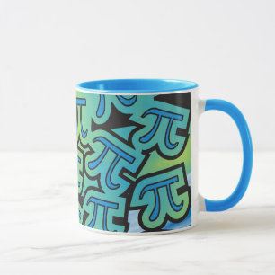 Pi-party - Pi-symboler - Themed mugg för