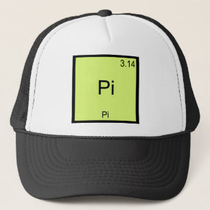 Pi - Pi Rolig Math Element Kemi T-Shirt Truckerkeps