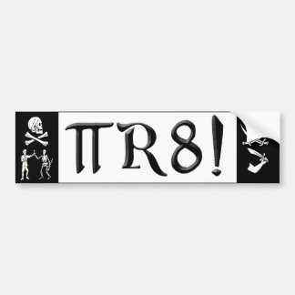 PI R8 - PIRATEN STAVADE GEEKEN LÅNGT BILDEKAL