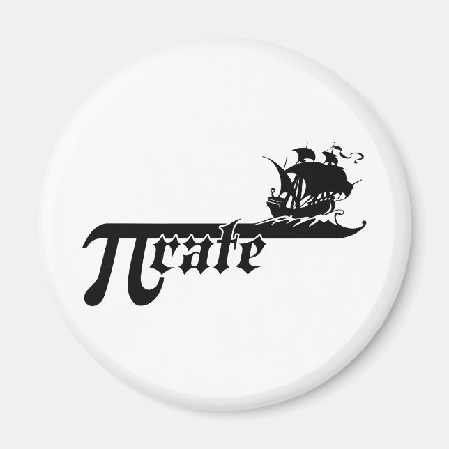 Pi-rate-frakt Magnet (Framsidan)