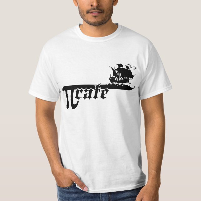 Pi-rate-frakt T-shirt (Framsida)