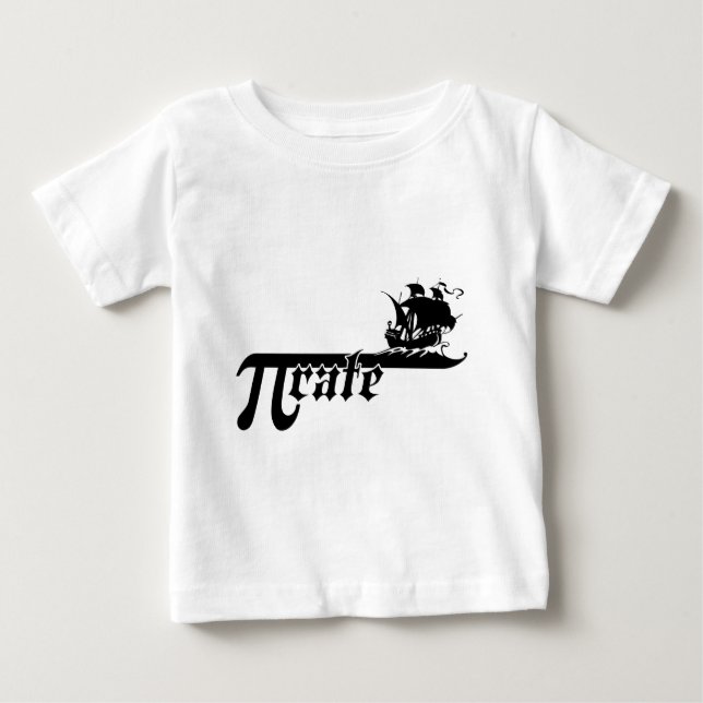 Pi-rate-frakt Tee Shirt (Framsida)