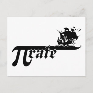Pi-rate-frakt Vykort