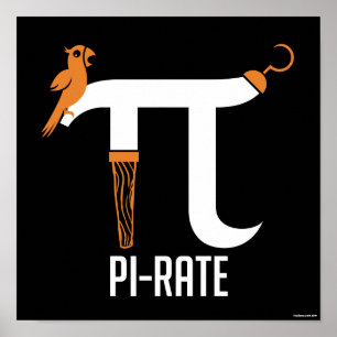Pi-Rate-symbol Poster