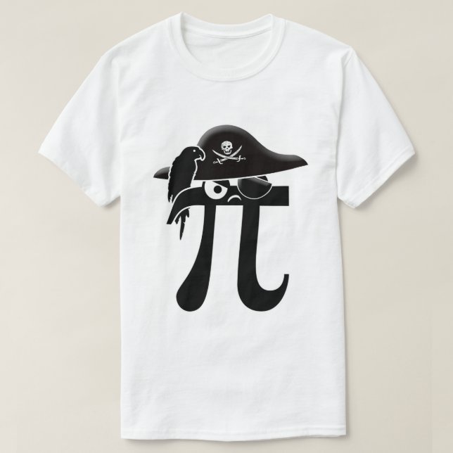 Pi-Rate Tee Shirt (Design framsida)